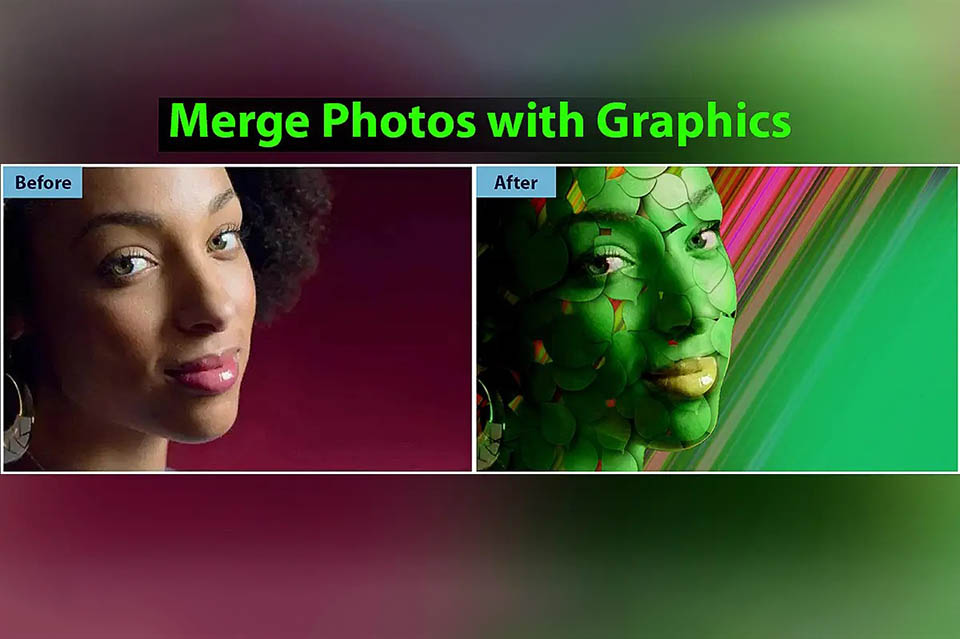 Fusionner des photos avec des graphiques – Clipping Creations India